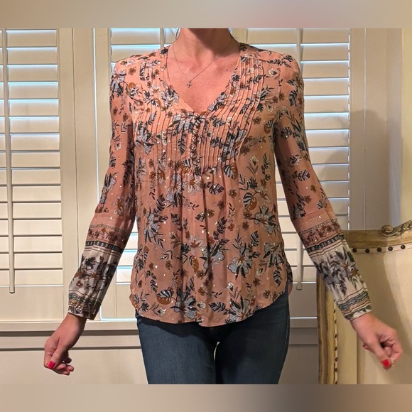 Veronica Beard long sleeve silk blouse - Picture 5 of 13